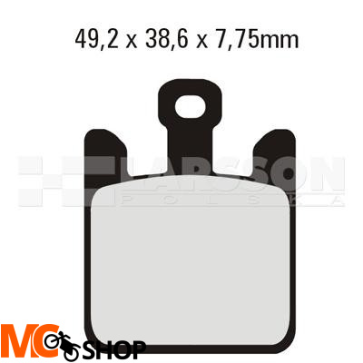 Klocki hamulcowe EBC (4 szt.) FA369/4HH 4101242 Kawasaki ZX-6RR, ZX-10R