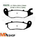 Klocki hamulcowe EBC FA375HH ( 2 szt.) 4102484 Honda CBR 125