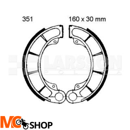 Szczęki hamulcowe komplet EBC 351 4200603 Honda TRX 400, TRX 250