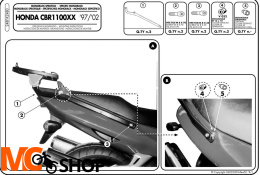 Stelaż centralny Givi 248F do CBR 1100 XX 97-09