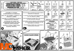 GIVI E528 ADAPTER Monokey DL650/1000 V-Strom