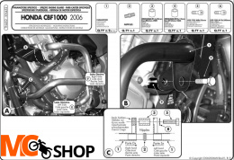 Givi TN452 GMOLE Honda CBF1000 (06-09)