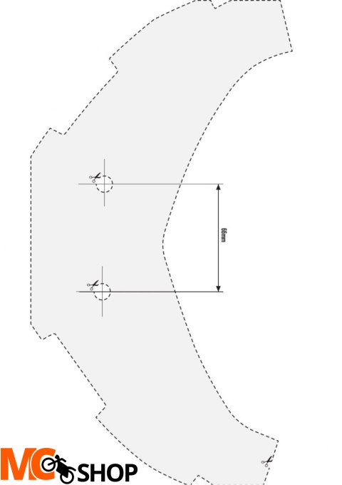 GIVI TB2111 OPARCIE YAMAHA X-MAX 400 (14-17)
