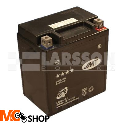 Akumulator żelowy JMT YB10L-B2 (CB10L-B2) 1100348 Suzuki GSX 600, Piaggio/Vespa Hexagon