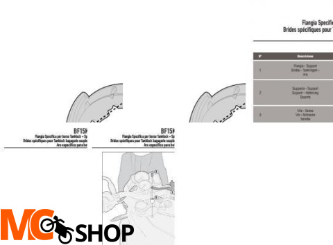 Kappa BF15K Pierścień mocujący tanklock BMW