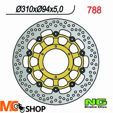 NG TARCZA HAMULCA PRZÓD HONDA CBR 1000 RR 04-05, CB 1300 NG788