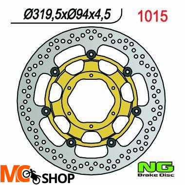 NG TARCZA HAMULCA PRZÓD HONDA CBR 1000 RR 06-07 NG1015
