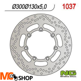 NG TARCZA HAMULCA PRZÓD KAWASAKI VN 800 (97-03), EN 500 (94-03) NG1037