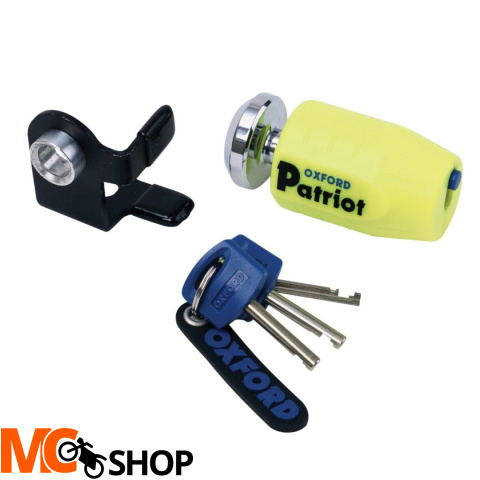 OXFORD BLOKADA TARCZY HAMULCOWEJ PATRIOT KOLOR ŻÓŁTY OF40