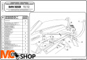 KAPPA K6350 STELAŻ KUFRA CENTRALNEGO BMW R850R (95)
