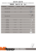 KAPPA STELAŻ centralny YAMAHA X-MAX 125/250 (14-15), MBK SKYLINER/EVOLYS 125/250 (14) ( Z PŁYTĄ MONOKEY)