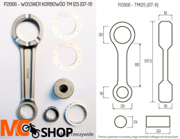 WOSSNER KORBOWÓD TM 125 (07-11) P2066