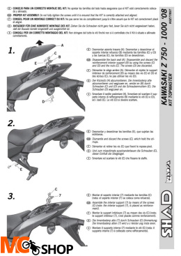 STELAŻ SHAD KSHK0Z778ST KAWASAKI Z750 - Z1000 - 07/09