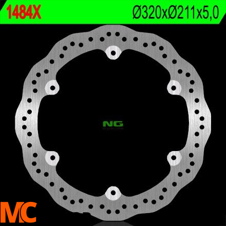 NG NG1484X TARCZA HAMULCOWA HONDA CBF CB