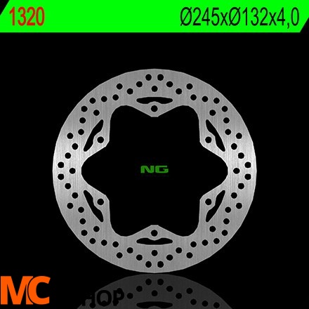 NG1320 TARCZA HAMULCOWA YAMAHA YBR 125 (12-13) (245x132x4)