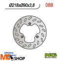 NG088 TARCZA HAMULCOWA DERBI 50 SENDA '94-'03 (218X90X3,8+ 3 OTWORY)