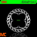 NG1264X TARCZA HAMULCOWA BETA RR 250/350/400/450/498/500/525, HUSQVARNA 125/250/310/449/450/510 (240X112X4) (4X9,5MM)