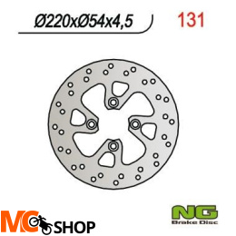 NG131 TARCZA HAMULCOWA YAMAHA YP 125 MAJESTY 96-98 (220x54x4,5)