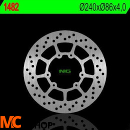 NG1482 TARCZA HAMULCOWA YAMAHA WR 125R '09-'14 (240X86X4) (6X6,5MM)