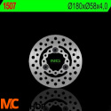 NG1507 TARCZA HAMULCOWA ARCTIC CAT DVX 250/300 '06-'14, KYMCO MXU 250/300 (180X58X4) (3X10,5)