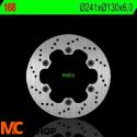 NG168 TARCZA HAMULCOWA KAWASAKI GPX 600R '88-'96 (241X130X6) (4X10,5MM)