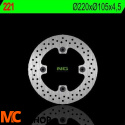 NG221 TARCZA HAMULCOWA HONDA SILVER WING 125/150 '07-'11 (220X105X4,5) (4X10,5MM)