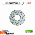 NG233 TARCZA HAMULCOWA SKUTERY PIAGGIO (175x73x4)