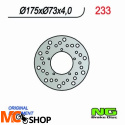 NG233 TARCZA HAMULCOWA SKUTERY PIAGGIO (175x73x4)