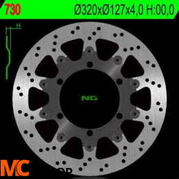 NG730 TARCZA HAMULCOWA KTM 625/640/690 (320X127X4) (6X6,5MM)