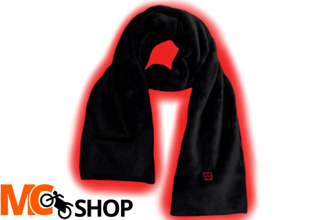GLOVII GA1B Ogrzewany szalik kolor czarny