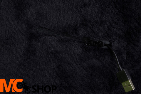 GLOVII GA1B Ogrzewany szalik kolor czarny