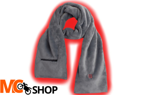 GLOVII GA1G Ogrzewany szalik szary