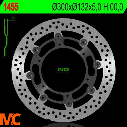 NG 1455 TARCZA HAMULCOWA PRZÓD YAMAHA WR 250X