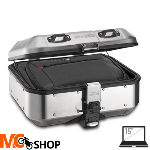 GIVI DLM30A KUFER CENTRALNY LUB BOCZNY TREKKER DOLOMITI ALU (30LT)