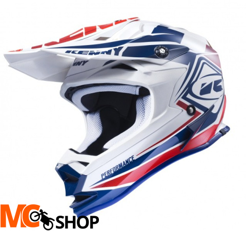 KENNY KASK PERFORMANCE NAVY/WHITE/RED