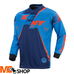 KENNY KOSZULKA TRACK NAVY/CYAN/ORANGE