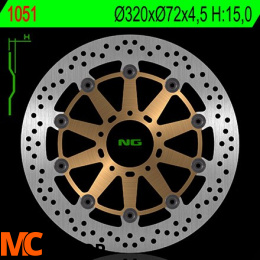 NG 1051 TARCZA HAMULCOWA PRZÓD DUCATI