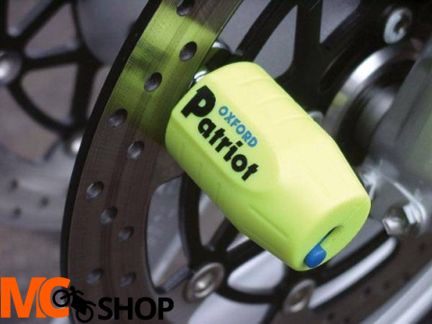 OXFORD BLOKADA TARCZY HAMULCOWEJ PATRIOT KOLOR ŻÓŁTY OF40
