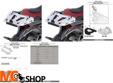 GIVI SR1156 STELAŻ KUFRA CENTRALNEGO MONOLOCK HONDA