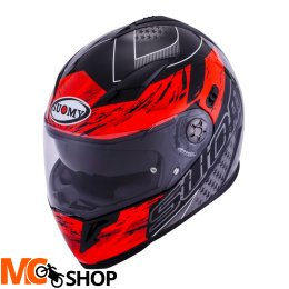 Kask SUOMY HALO Drift Red - integralny z blendą