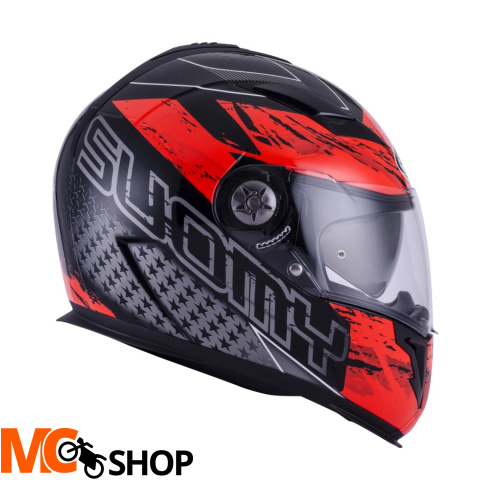 Kask SUOMY HALO Drift Red - integralny z blendą