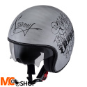 Kask SUOMY ROKK OLDSCHOOL Silver SCRATCH