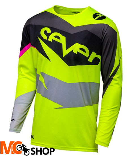 KOSZULKA SEVEN ANNEX IGNITE BLACK/FLO YELLOW 2018