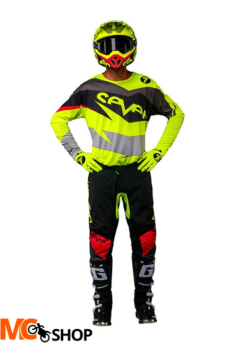 KOSZULKA SEVEN ANNEX IGNITE BLACK/FLO YELLOW 2018