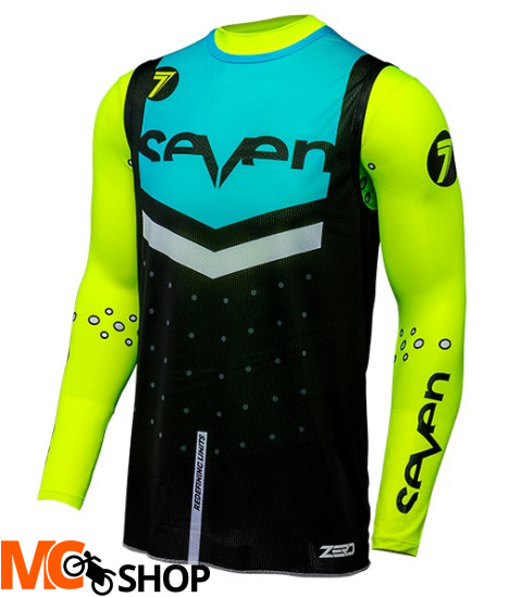 KOSZULKA SEVEN ZERO FLITE BLACK/BLUE 2018