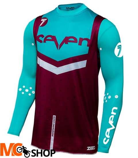 KOSZULKA SEVEN ZERO FLITE MAROON/AQUALITE 2018