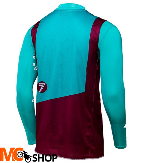 KOSZULKA SEVEN ZERO FLITE MAROON/AQUALITE 2018