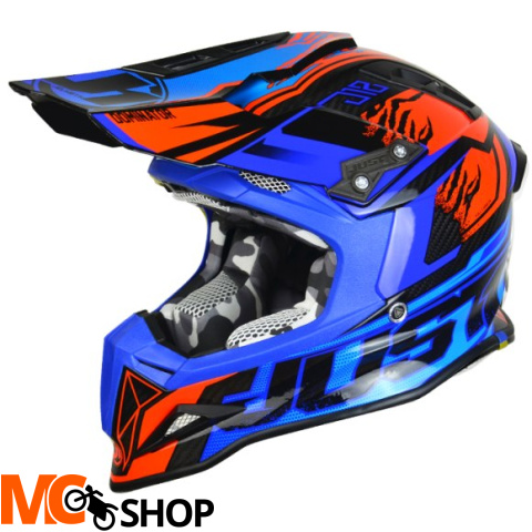 KASK JUST1 J12 DOMINATOR BLUE-RED