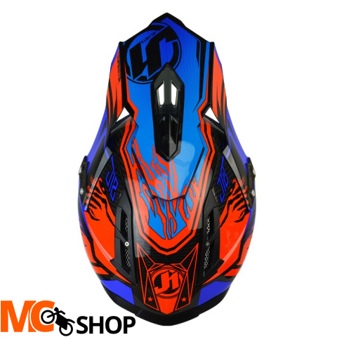 KASK JUST1 J12 DOMINATOR BLUE-RED
