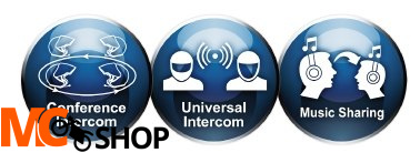 SENA SMH10-11 INTERCOM MOTOCYKLOWY BLUETOOTH 3.0 DO 900M Z UNIWERSALNYM ZESTAWEM MIKROFONÓW ( 1 ZESTAW )